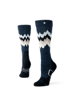 STANCE Women's Thompson Mid Wool Snow Socks Black Heather Women's Snowboard Socks Stance 