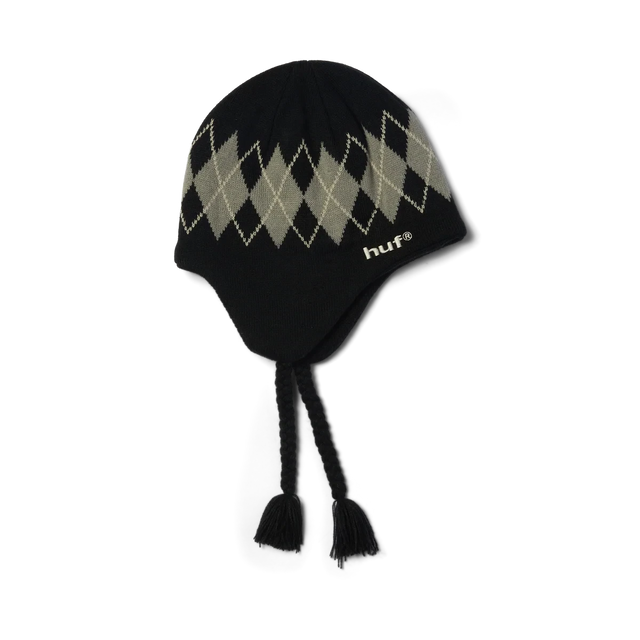 HUF Wilson Braided Beanie Black Men's Beanies Huf 