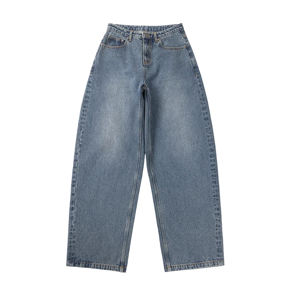 DIME Women's Baggy Denim Pants Indigo Washed