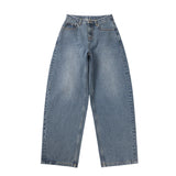 DIME Women's Baggy Denim Pants Indigo Washed