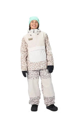 AIRBLASTER Women's Trenchover Snow Jacket Moon Leopard 2027 Women's Snow Jackets Airblaster 