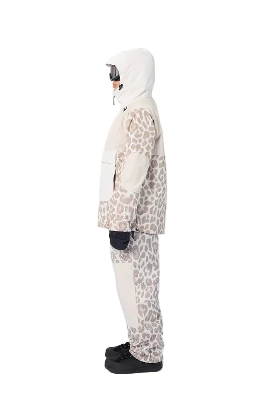 AIRBLASTER Women's Trenchover Snow Jacket Moon Leopard 2027 Women's Snow Jackets Airblaster 