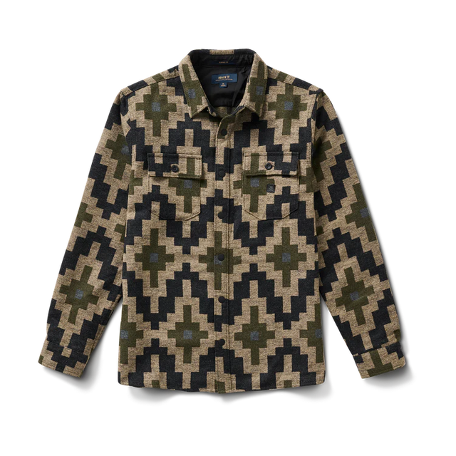 ROARK Nordsman Long Sleeve Flannel Hillside Jaquard Men's Long Sleeve Button Up Shirts Roark Revival 