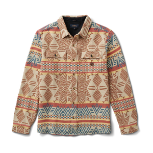 ROARK Nordsman Teton Long Sleeve Flannel Almond Paste Men's Long Sleeve Button Up Shirts Roark Revival 