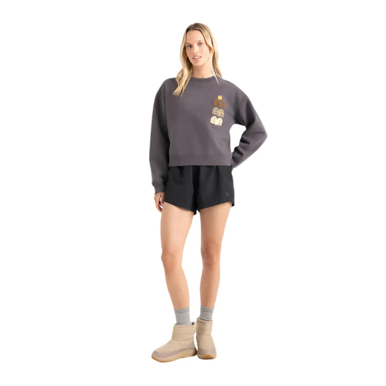 ROARK Women's Port Crew Faded Black Women's Crewnecks Roark Revival 