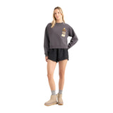 ROARK Women's Port Crew Faded Black Women's Crewnecks Roark Revival 