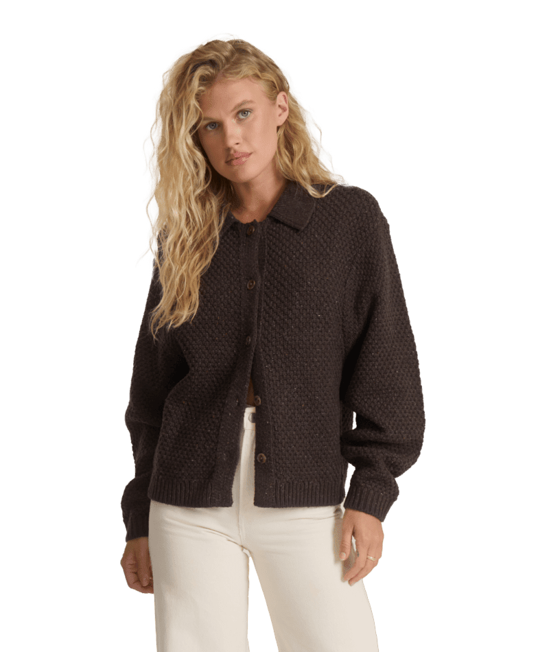 ROARK Women's Open Roads Cardigan Coco Bean
