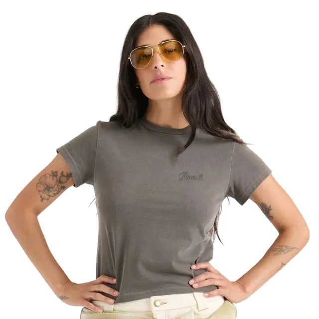 ROARK Women's Safecamp Muse Premium T-Shirt Vintage Brown Men's Short Sleeve T-Shirts Roark Revival 