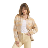 ROARK Women's Amberley Shirt Jacket Caramel Women's Flannels and Button Ups Roark Revival 