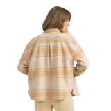 ROARK Women's Amberley Shirt Jacket Caramel Women's Flannels and Button Ups Roark Revival 