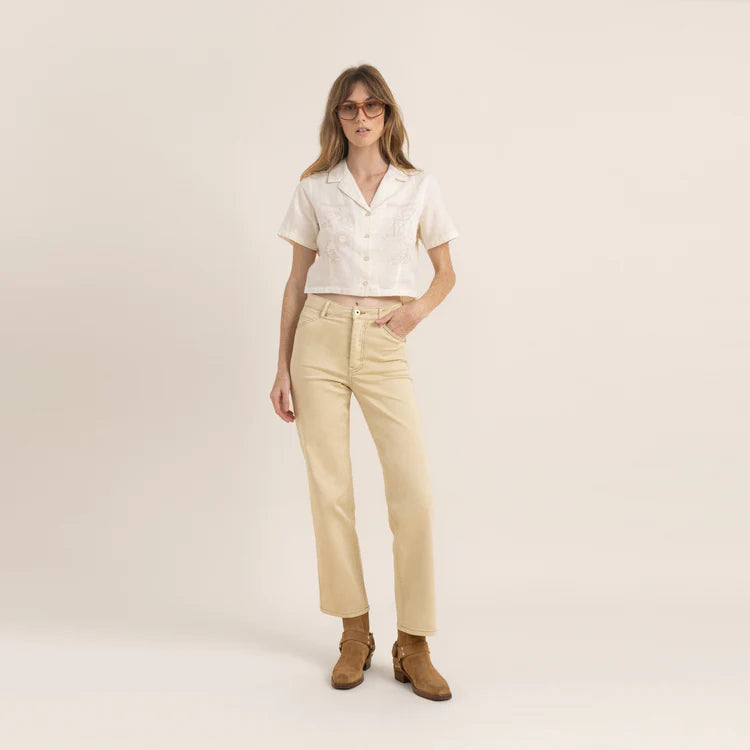 ROARK Women's HWY 395 Denim Jeans Crema Women's Pants Roark Revival 