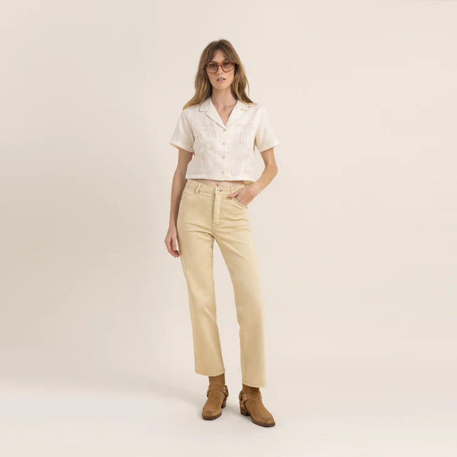 ROARK Women's HWY 395 Denim Jeans Crema Women's Pants Roark Revival 