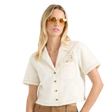 ROARK Women's Camp Button Up Bone Women's Flannels and Button Ups Roark Revival 