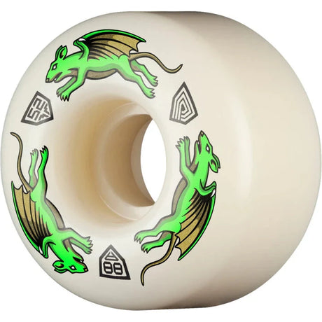 POWELL PERALTA Dragon Formula Nano Rat V4 52mm x 34mm 88A Skateboard Wheels Skateboard Wheels Powell Peralta 