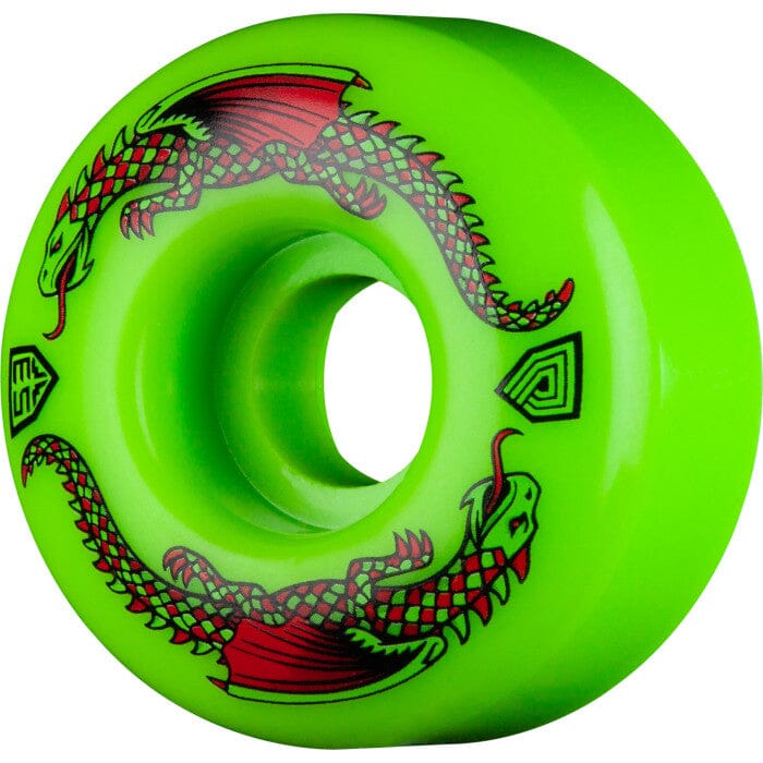 POWELL PERALTA Dragon Formula Green 53mm x 34mm 93A Skateboard Wheels Skateboard Wheels Powell Peralta 