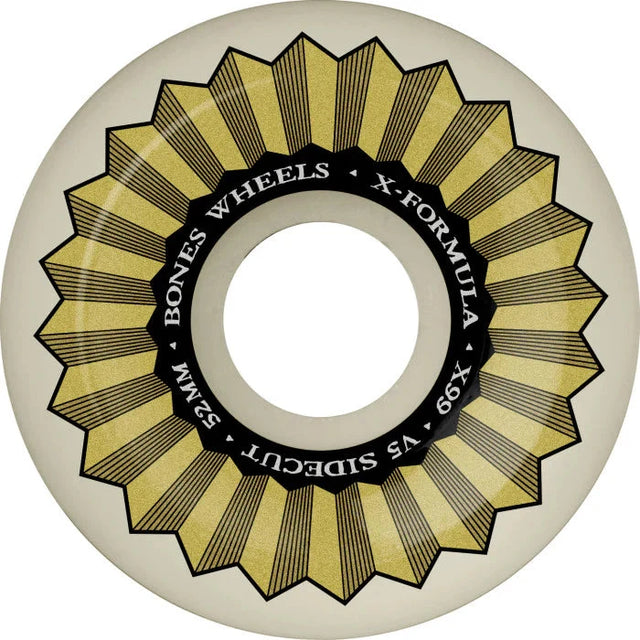 BONES XF Sidecuts V5 99A 52mm Skateboard Wheels Skateboard Wheels Bones 