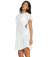 BILLABONG Women's Out For Waves Cover-Up Dress Salt Crystal 2 Women's Dresses Billabong 