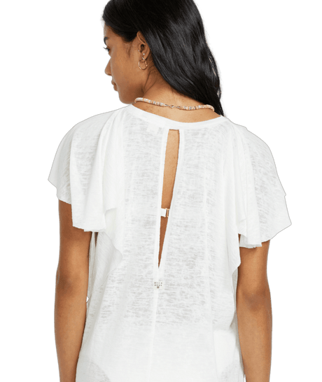 BILLABONG Women's Out For Waves Cover-Up Dress Salt Crystal 2 Women's Dresses Billabong 