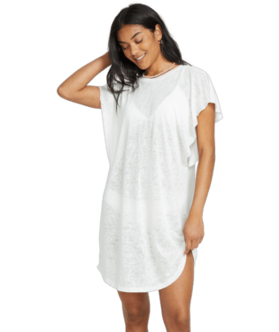 BILLABONG Women's Out For Waves Cover-Up Dress Salt Crystal 2 Women's Dresses Billabong 