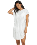 BILLABONG Women's Out For Waves Cover-Up Dress Salt Crystal 2 Women's Dresses Billabong 
