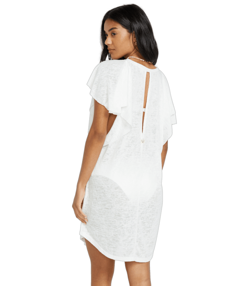 BILLABONG Women's Out For Waves Cover-Up Dress Salt Crystal 2 Women's Dresses Billabong 