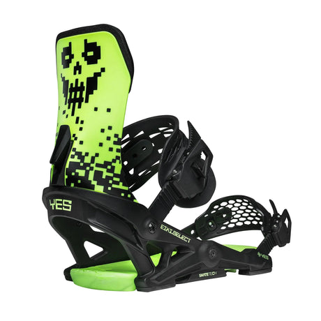 #YES Select Eiki Snowboard Bindings Eiki Green Glow 2026 Men's Snowboard Bindings Yes Snowboards 