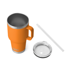 YETI Rambler 1 L Straw Mug King Crab Orange Drinkware Yeti 