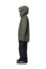 AIRBLASTER Youth Access Snow Jacket Olive Grid 2027 Youth Snow Jackets Airblaster 