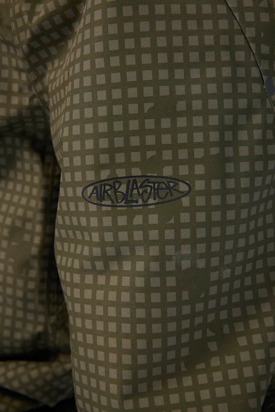 AIRBLASTER Youth Access Snow Pants Olive Grid 2027 Youth Snow Pants Airblaster 