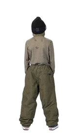 AIRBLASTER Youth Access Snow Pants Olive Grid 2027 Youth Snow Pants Airblaster 