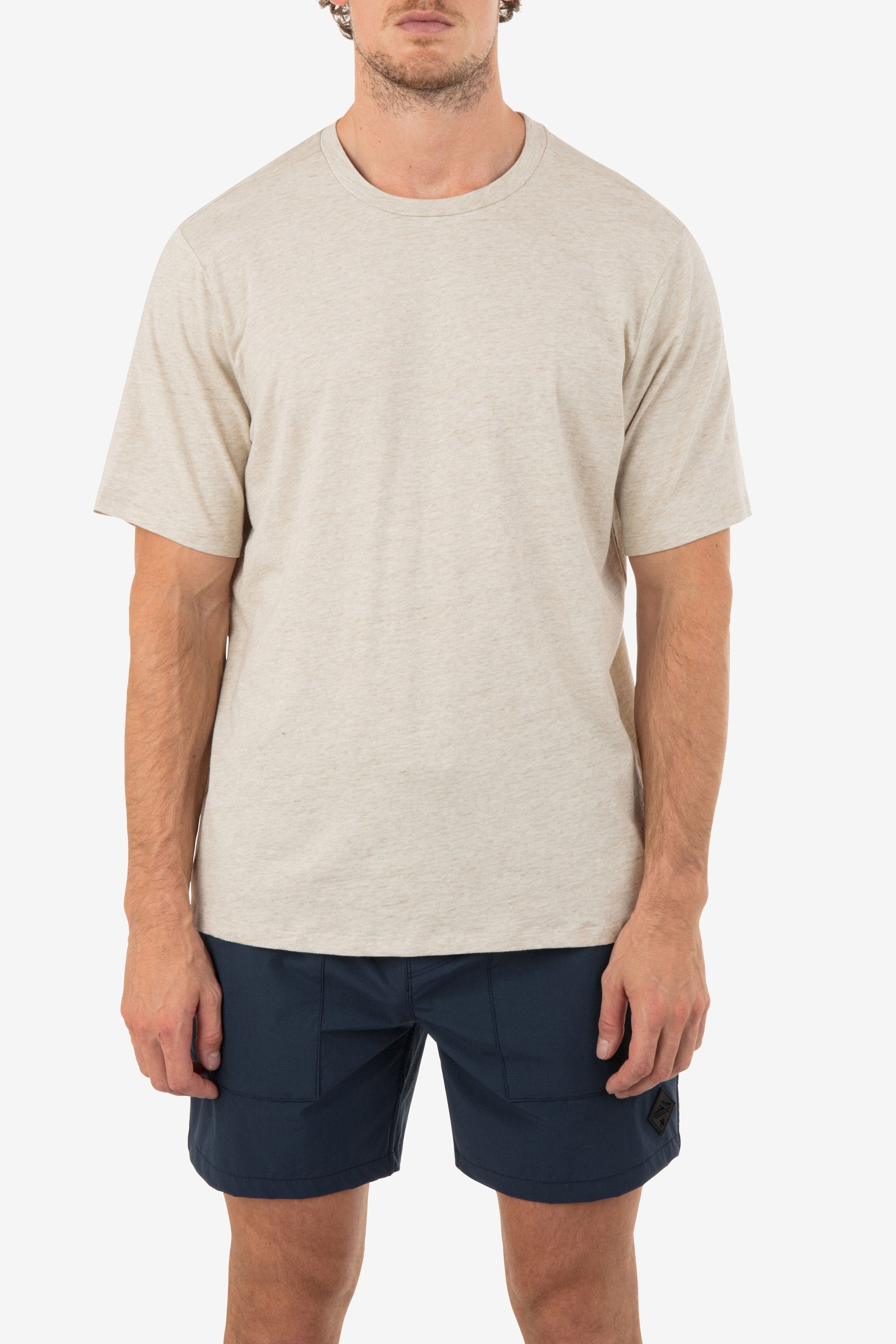 HURLEY H2O-Dri Essentials T-Shirt Bone Men's Short Sleeve T-Shirts Hurley 