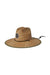 BRIXTON Crest Sun Hat Tan/Olive Surplus Men's Straw Hats Brixton 