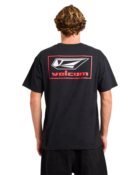 VOLCOM Surf Vitals Modstone T-Shirt Black Men's Short Sleeve T-Shirts Volcom 