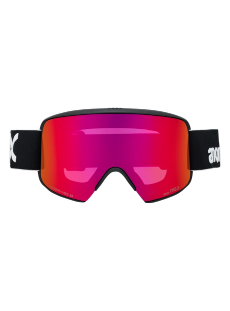 ANON M6S Black - Perceive Sunny Red + Perceive Cloudy Burst + MFI Face Mask Snow Goggle Snow Goggles Anon 