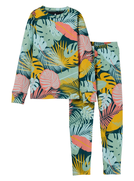 BURTON Kids Fleece Base Layer Set Oversized Tropical Youth Base Layers Burton 