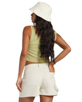 BILLABONG Women's Leia Short Denim Shorts Whitecap Women's Shorts Billabong 