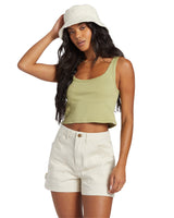 BILLABONG Women's Leia Short Denim Shorts Whitecap Women's Shorts Billabong 