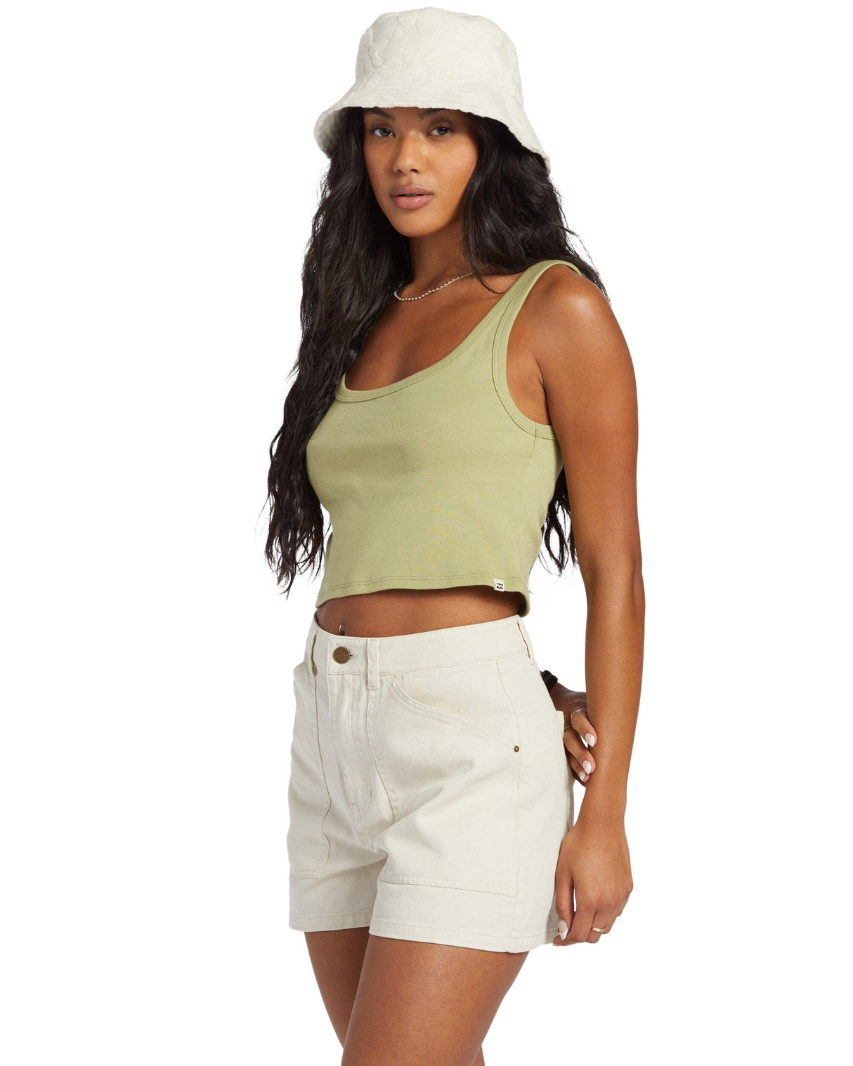 BILLABONG Women's Leia Short Denim Shorts Whitecap Women's Shorts Billabong 