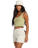 BILLABONG Women's Leia Short Denim Shorts Whitecap Women's Shorts Billabong 
