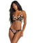 BILLABONG Women's Hooked on Tropics V-Neck Cami Bikini Top Black Pebble Women's Bikini Tops Billabong 