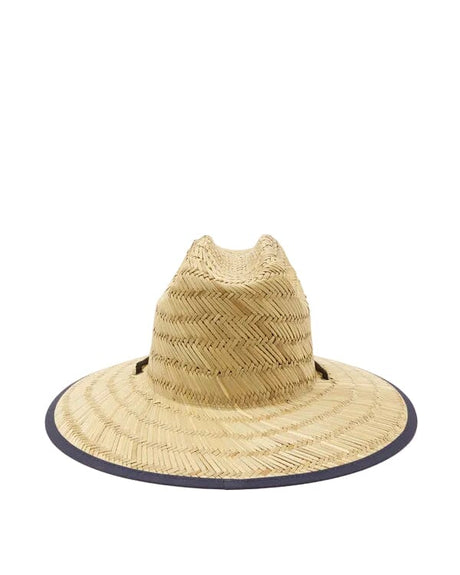 BILLABONG Tides Print Straw Lifeguard Hat Black Men's Straw Hats Billabong 
