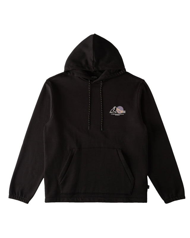 BILLABONG Compass Pullover Hoodie Black Men's Pullover Hoodies Billabong 