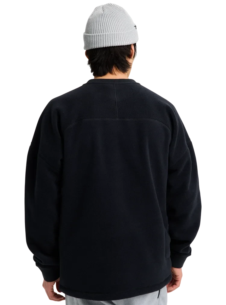 BURTON Burton Cinder Crewneck Fleece True Black Men's Crewnecks Burton 
