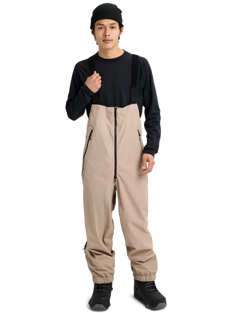 BURTON Futuretrust 2L Bib Snow Pants Summit Taupe 2026 Men's Snow Bib Pants Burton 