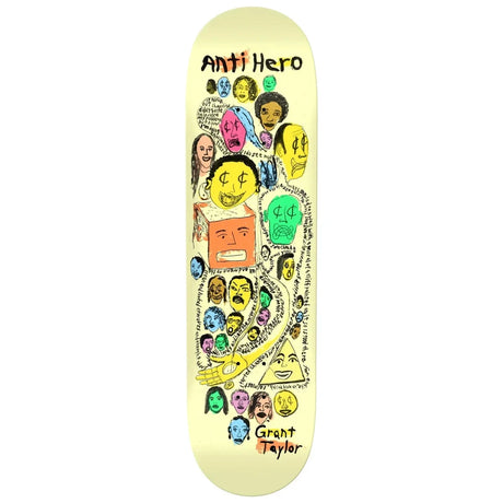 ANTIHERO Grant Expressions 8.5 Skateboard Deck Skateboard Decks Antihero 