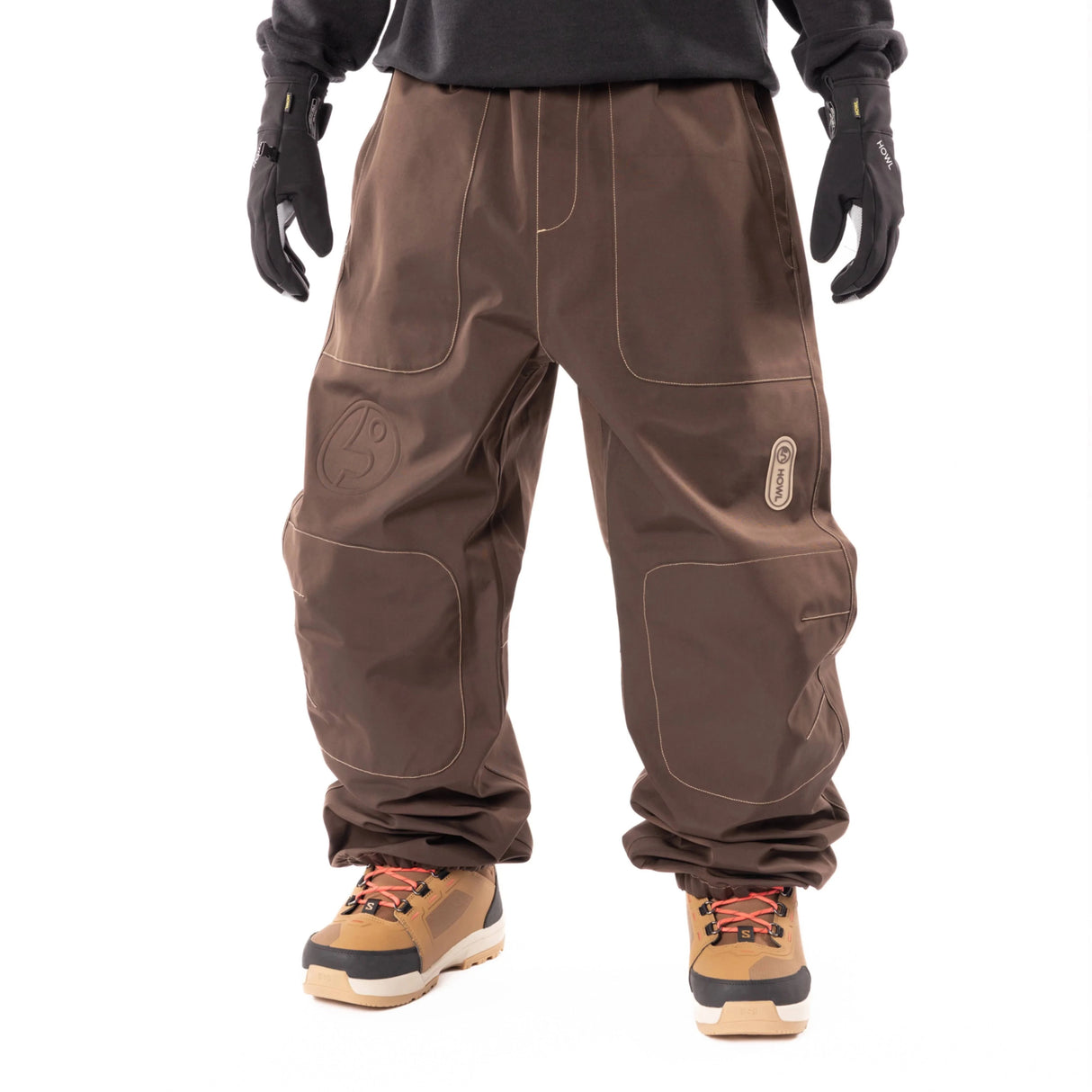 HOWL Public Snow Pants Brown 2026 Men's Snow Pants Howl 