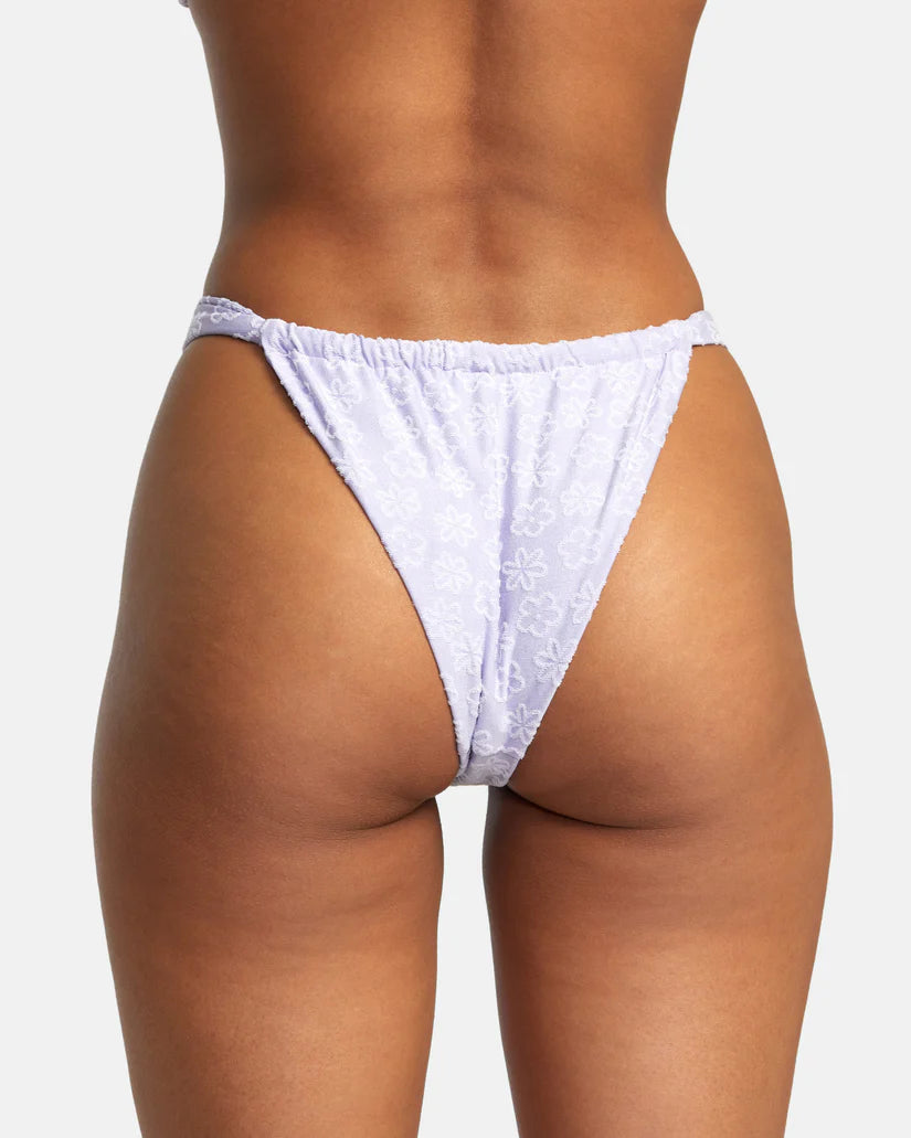 RVCA Women's Delia Wide Slide Med Bikini Bottom Iris Women's Bikini Bottoms RVCA 