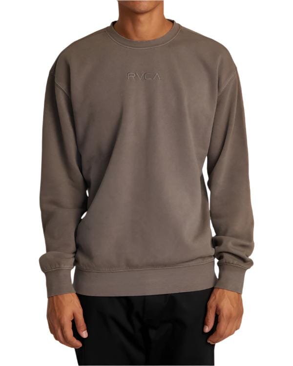 RVCA PTC Crew Sweatshirt Mushroom Men's Crewnecks RVCA 