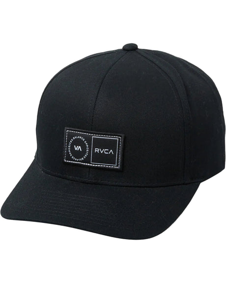 RVCA Platform Snapback Hat Black Men's Hats RVCA 