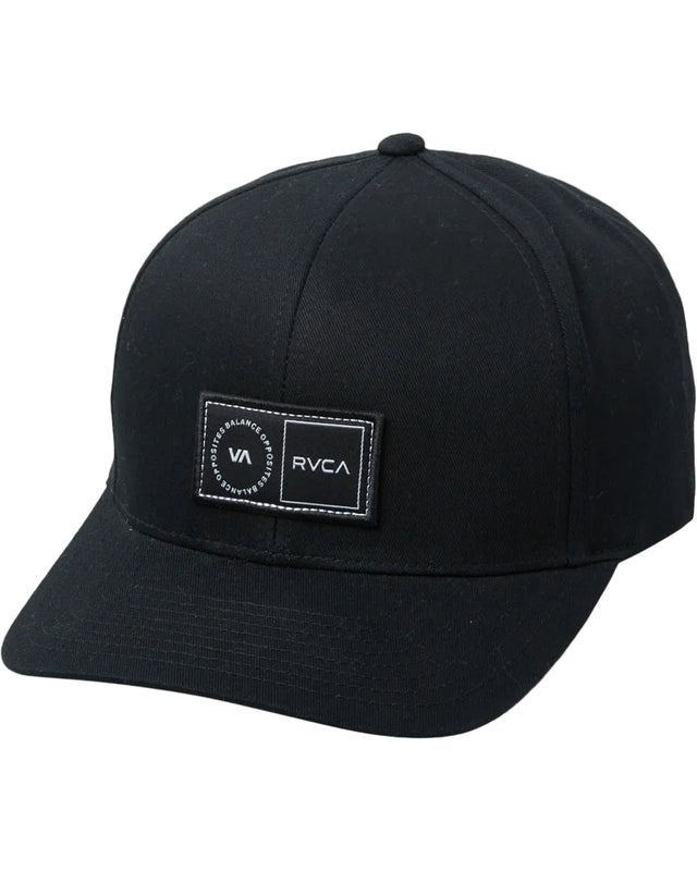 RVCA Platform Snapback Hat Black Men's Hats RVCA 